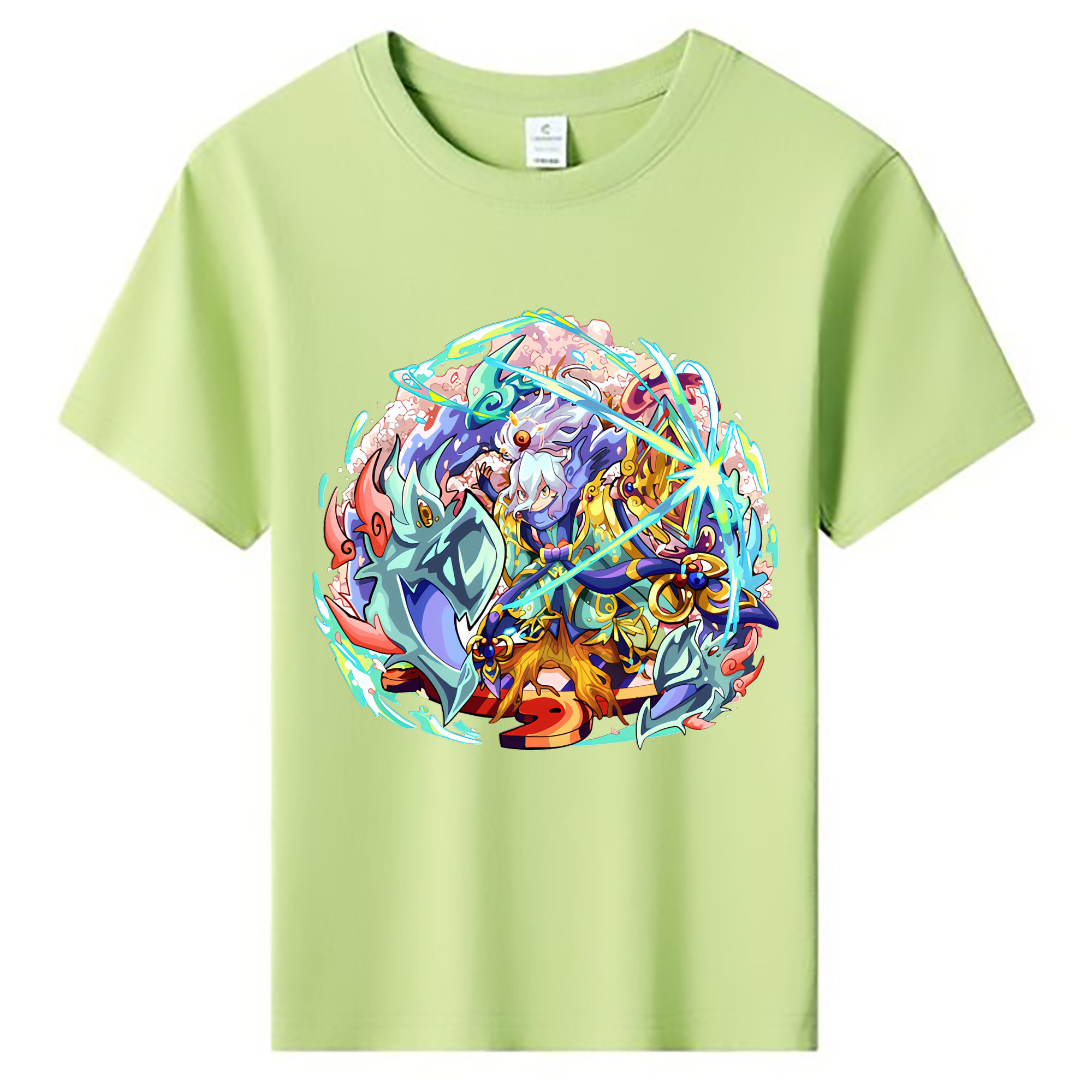 （画像用） 妖怪ウォッチ Yo-kai Watch 綿100％キッズTシャツ（フロントプリント）